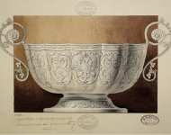 Design of a Bowl Decorated with the Double-Headed Eagle JROQL - Hermitage